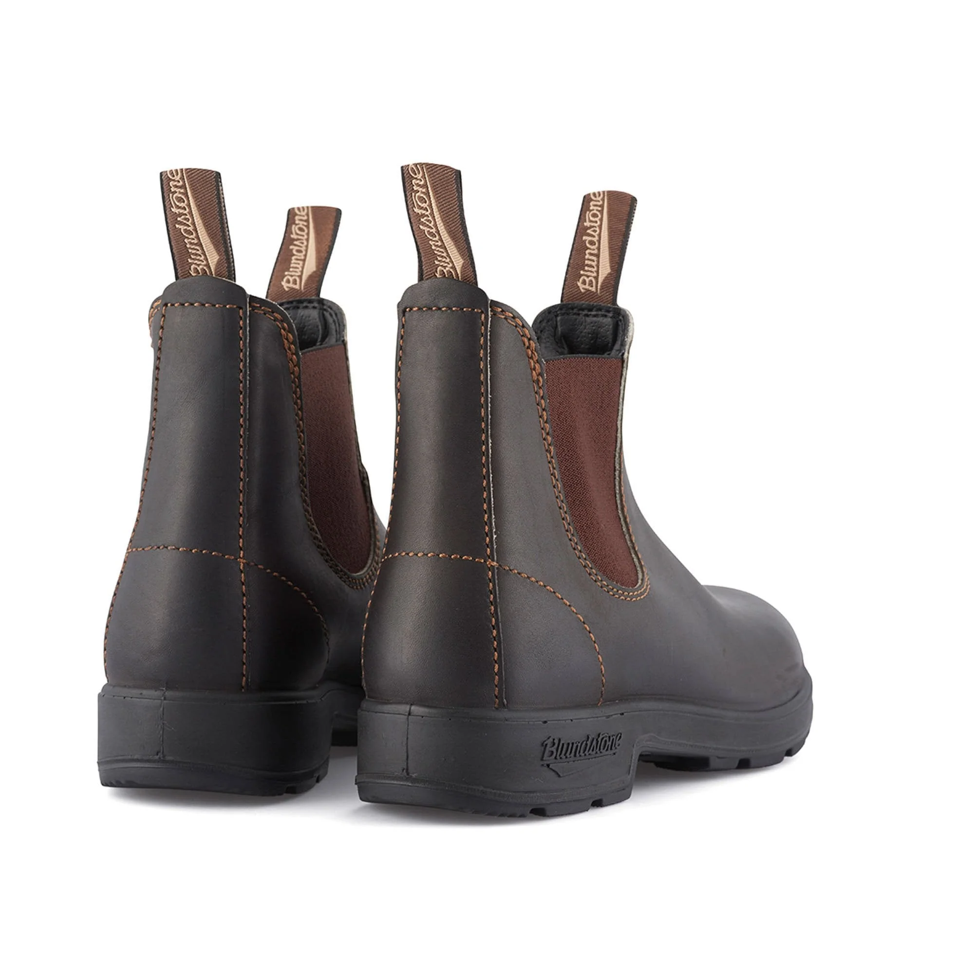 BLUNDSTONE 500 Leather Boots in Stout Brown - Image 6
