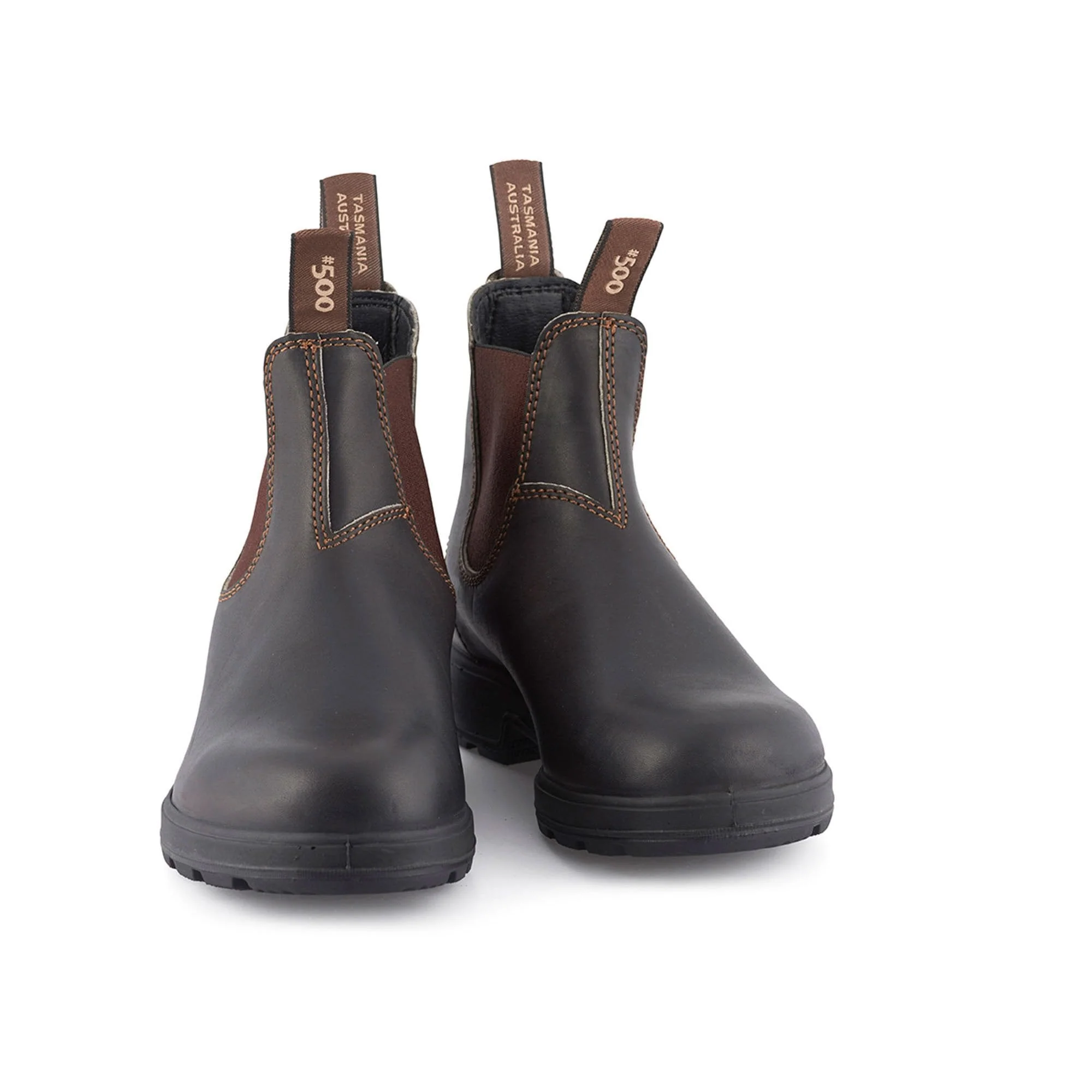BLUNDSTONE 500 Leather Boots in Stout Brown - Image 7