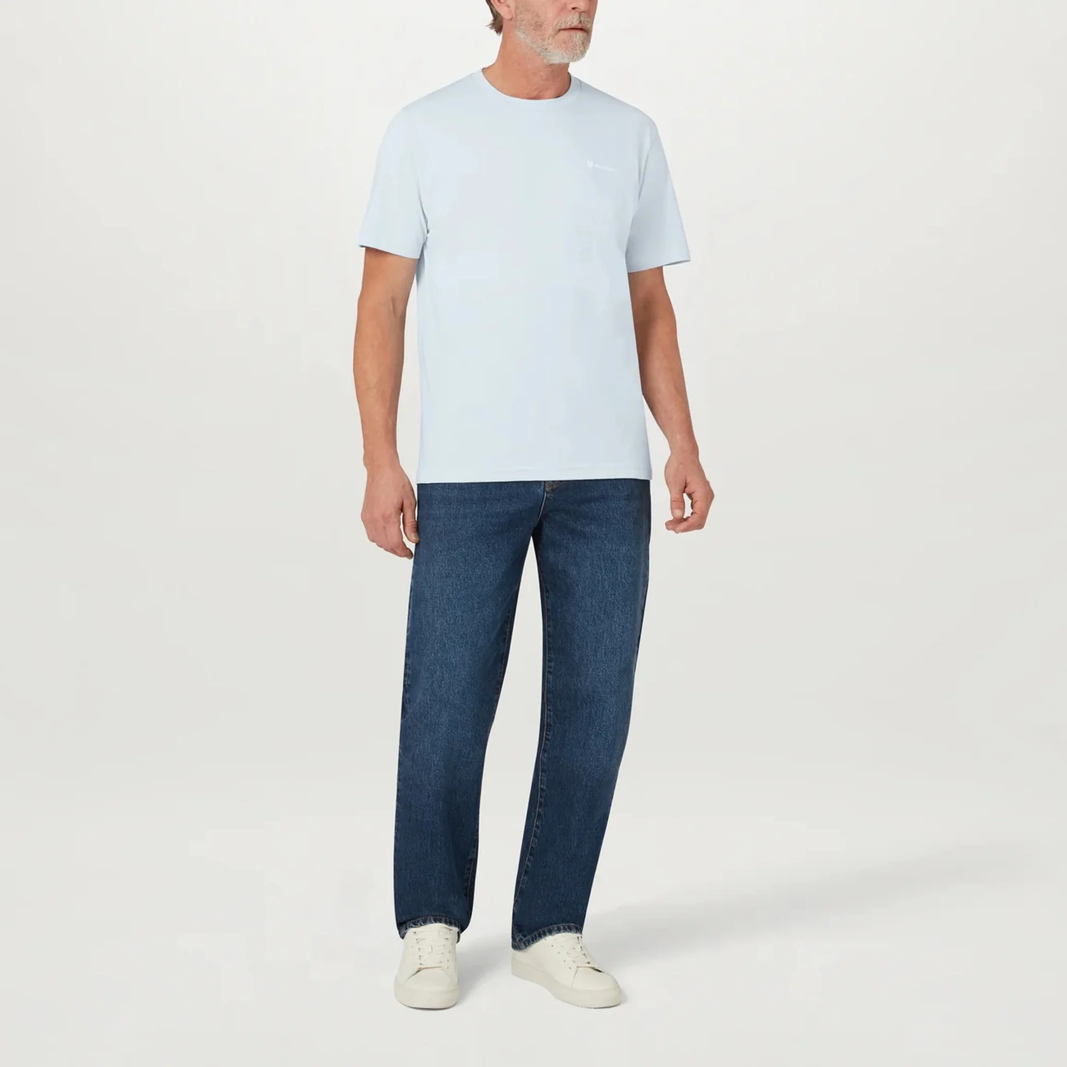 BELSTAFF 3 Pack T Shirt in Dark Ink/Sky Blue/Marine Blue - Image 4