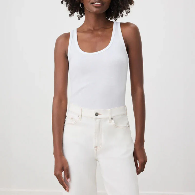 SPLENDID Classic Tank in White - Image 3
