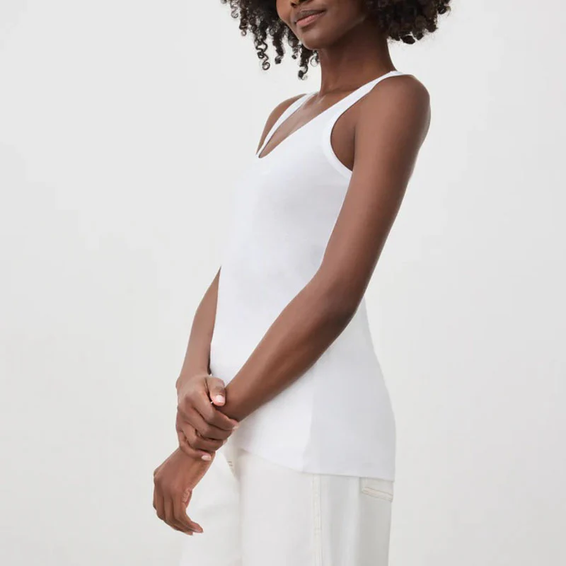 SPLENDID Classic Tank in White - Image 4
