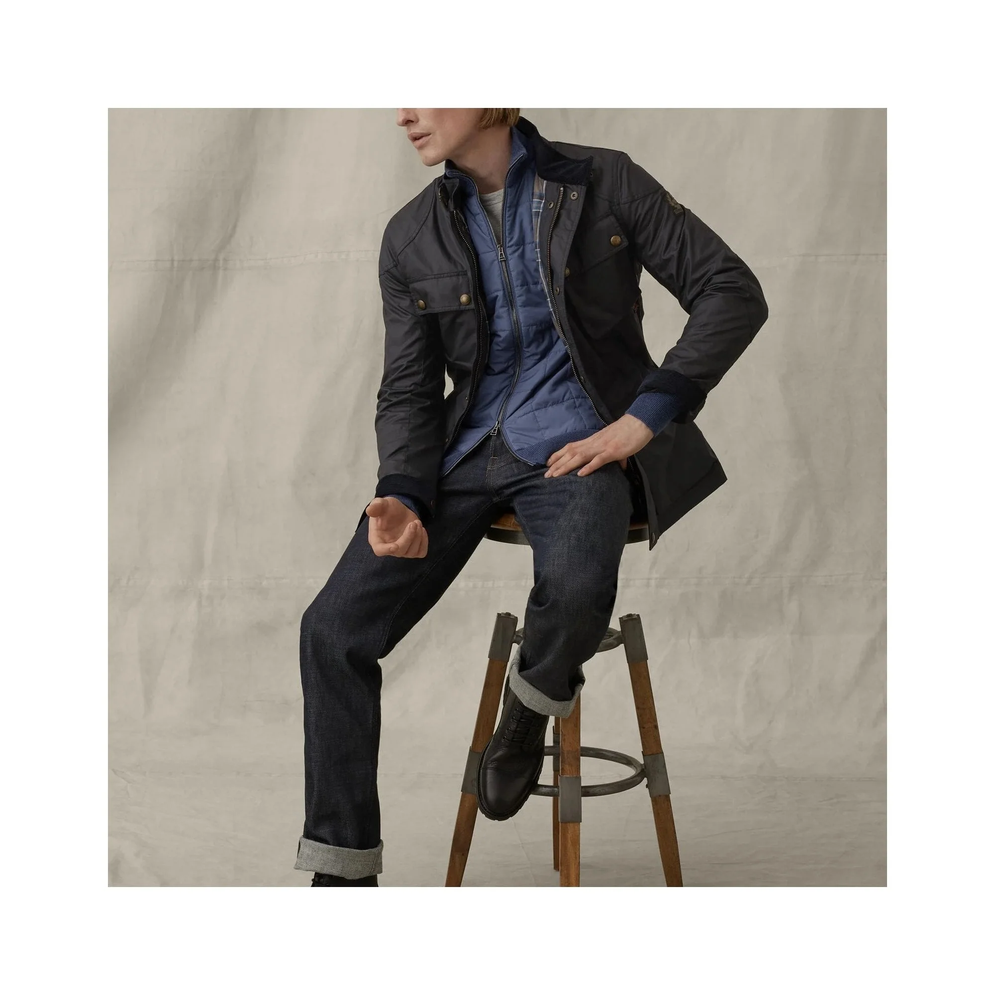 BELSTAFF Fieldmaster Jacket in Dark Navy - Image 7