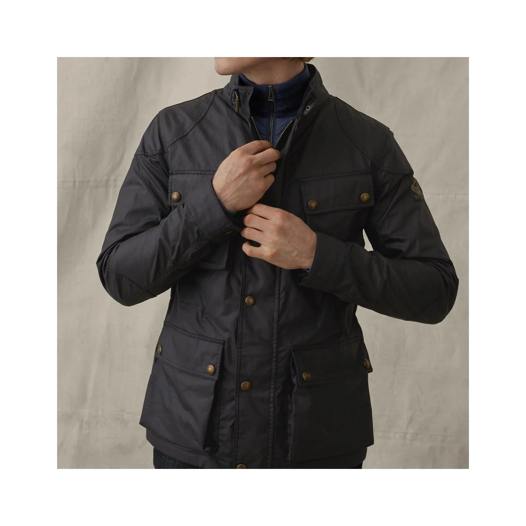 BELSTAFF Fieldmaster Jacket in Dark Navy - Image 8