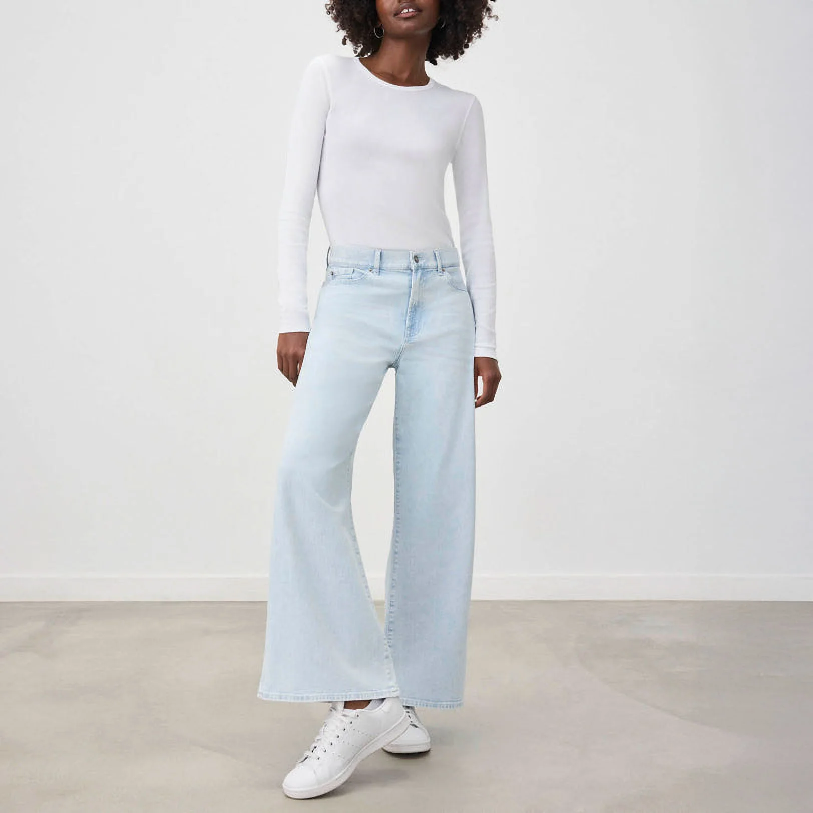 SPLENDID Classic LS Crew in White - Image 8